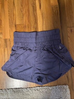 FP Movement by Free People Deep Purple High-Waist Athletic Shorts